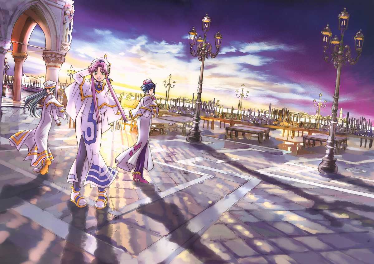 Konachan.com - 26901 aika_s_granzchesta alice_carroll amano_kozue aria mizunashi_akari scenic